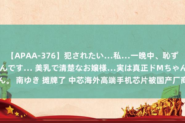 【APAA-376】犯されたい…私…一晩中、恥ずかしい恰好で犯されたいんです… 美乳で清楚なお嬢様…実は真正ドMちゃん。 南ゆき 摊牌了 中芯海外高端手机芯片被国产厂商买完 华为Mate70稳了