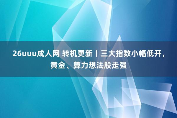 26uuu成人网 转机更新丨三大指数小幅低开，黄金、算力想法股走强