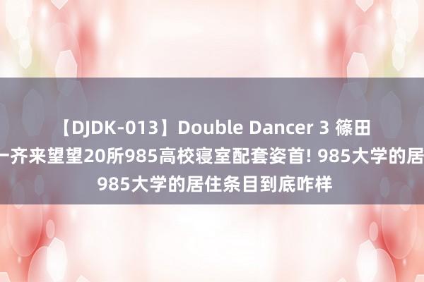 【DJDK-013】Double Dancer 3 篠田ゆう 三浦まい 一齐来望望20所985高校寝室配套姿首! 985大学的居住条目到底咋样